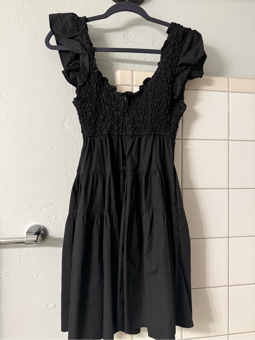 En Saison Smocked Ruffle Sleeve Dress - Unbranded